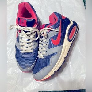 Air Max pink/blue sneakers size 8
